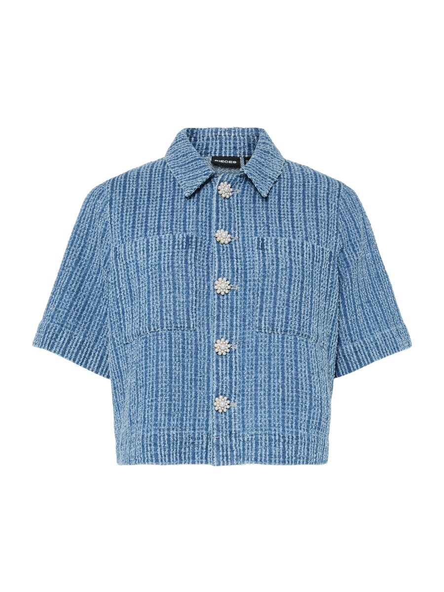

Блуза PIECES PCMALBA, Blue Denim