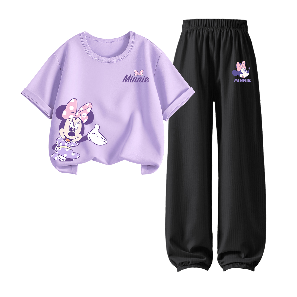 

Детская повседневная спортивная одежда Disney, фиолетовый