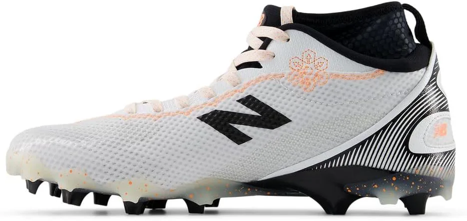 Мужские кроссовки для лакросса New Balance Freezelx V5, белый/черный — фото 2