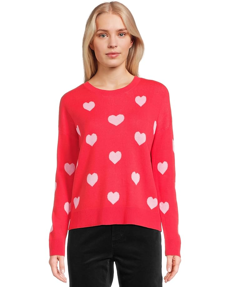 

Свитер Lilly Pulitzer Tensley Sweater, цвет Rococo Red Hearts Jacquard