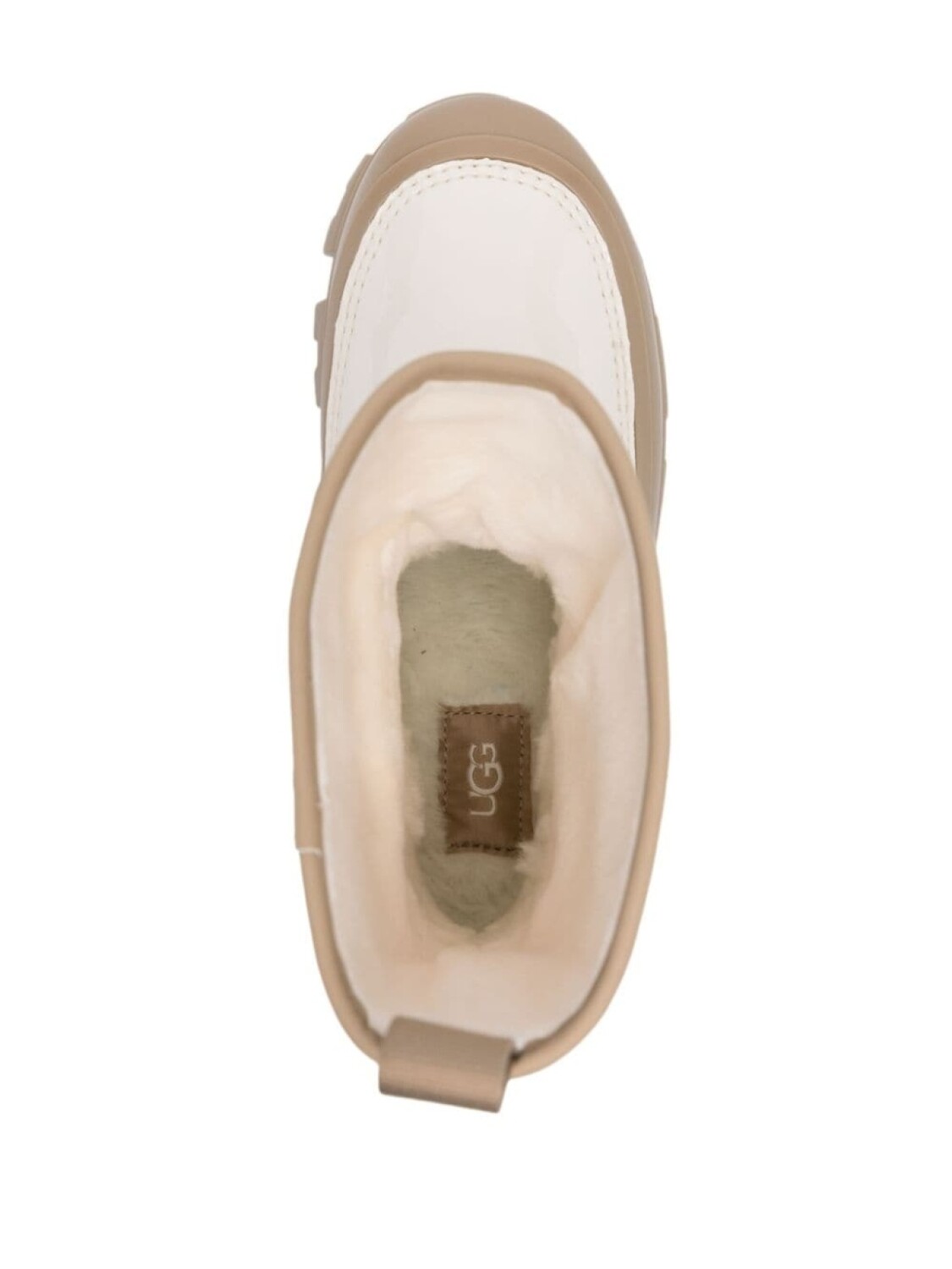 Ботинки UGG Classic Brellah с логотипом, белый — фото 4