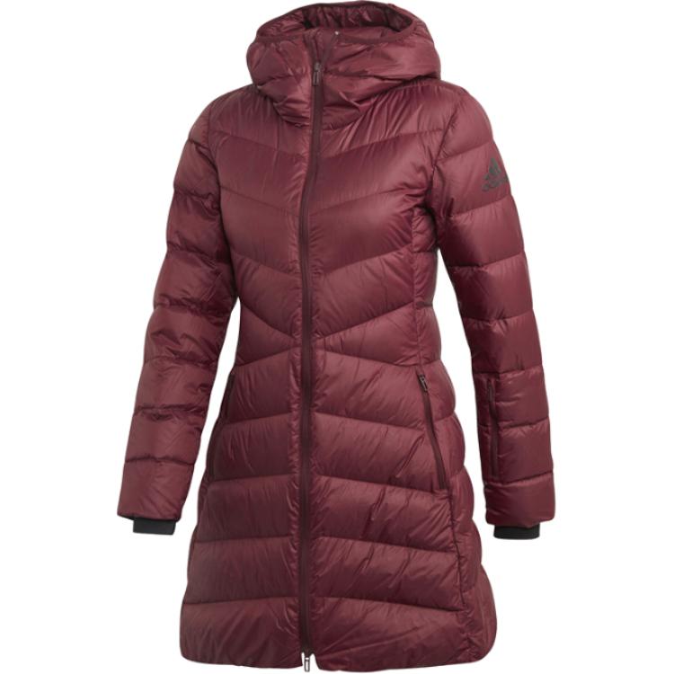 

Adidas Женский пуховик бордовый, Burgundy