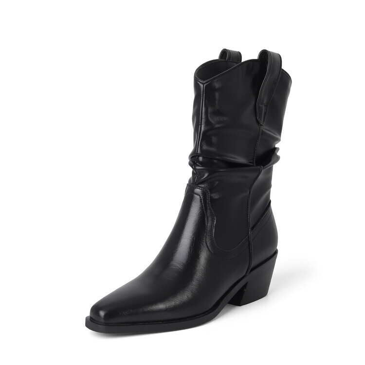 

Ботильоны женские Su Yanjiao, цвет Black Fleece-lined