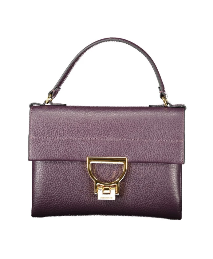 

Фиолетовая кожаная женская сумочка Arlettis Coccinelle, фиолетовый