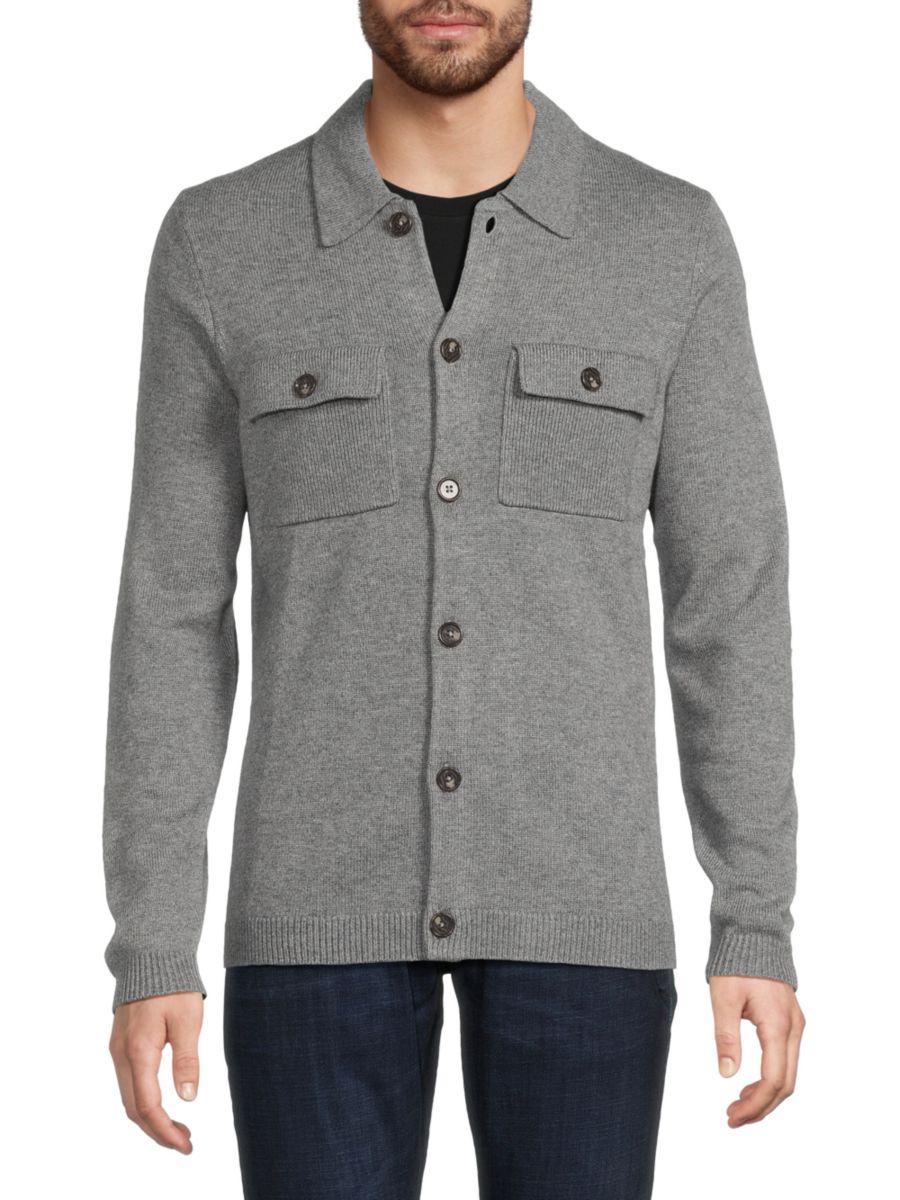 

Кардиган из смесовой шерсти Amicale, цвет Medium Grey