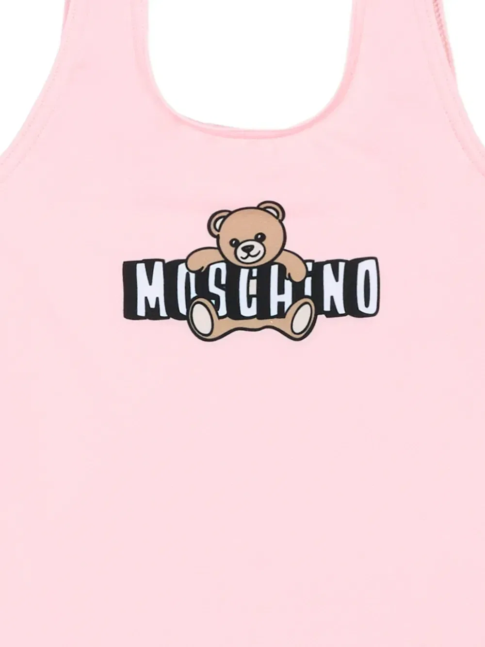 Купальник с принтом Moschino Kids, розовый — фото 3