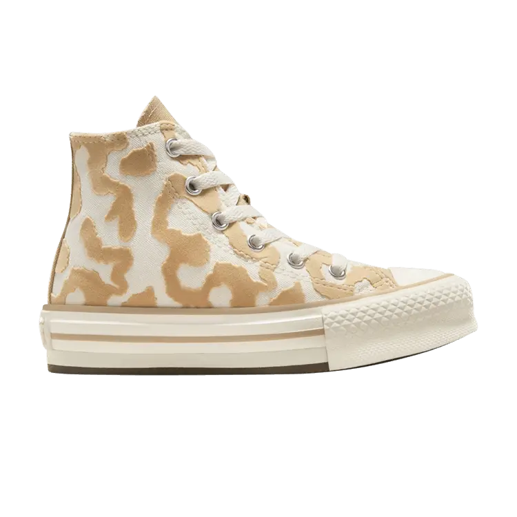 

Кроссовки Converse Chuck Taylor All Star EVA Lift High PS Leopard, кремовый