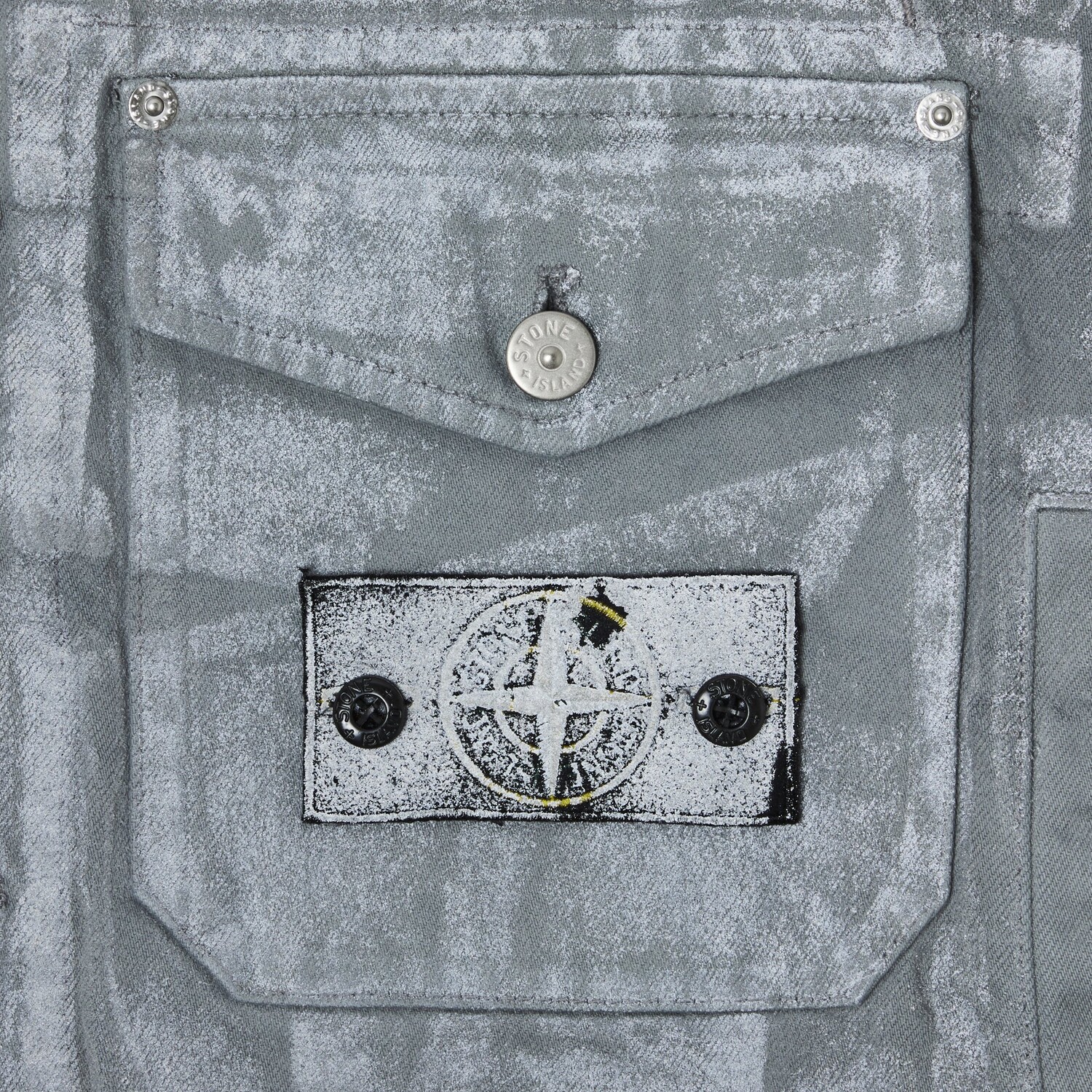 Куртка Supreme x Stone Island Denim Trucker, отражающий — фото 3
