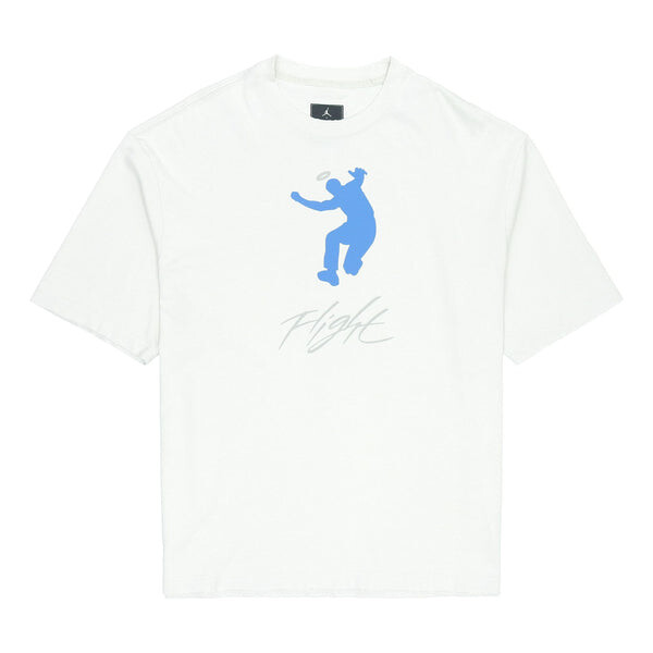 

Футболка Air Jordan x Union Crossover SS22 Solid Color Character Alphabet Printing Round Neck Short Sleeve Asia Edition Gray, серый