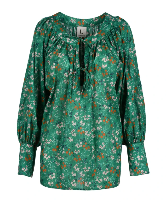 

Хлопковая блузка - модель: blusa L'Autre Chose, зеленый