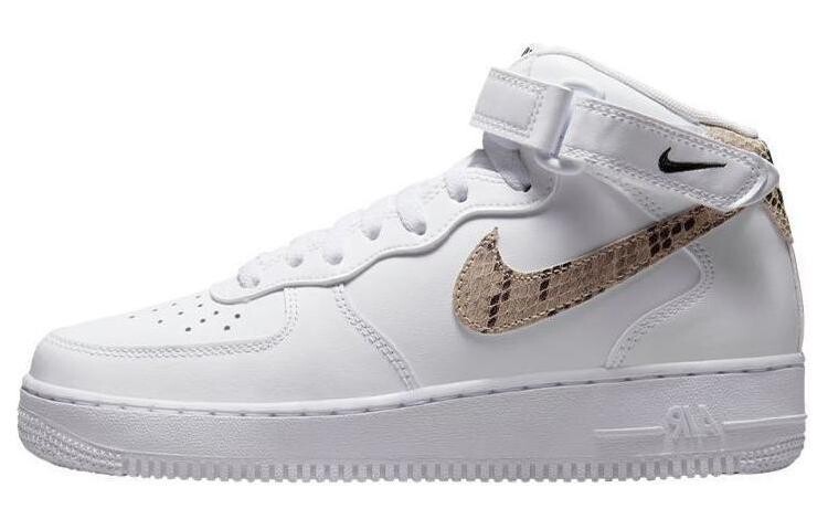 

Nike Air Force 1 '07 Mid White Snake Swoosh (женские)