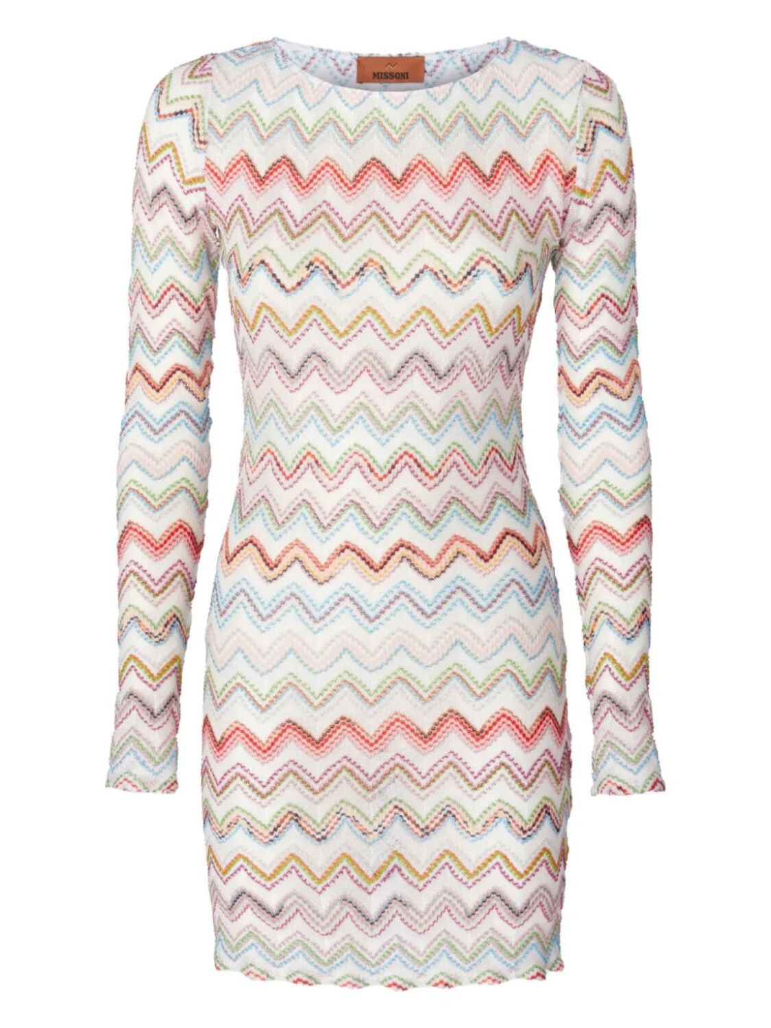 

Missoni платье мини с узором зигзаг, белый