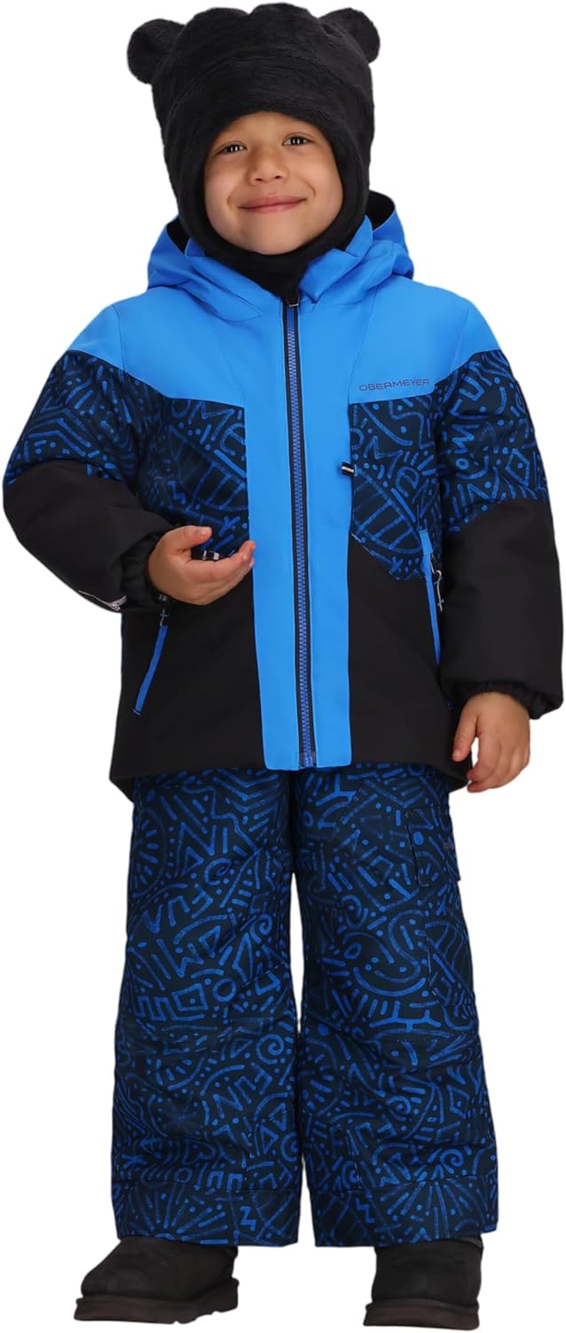 

Горнолыжная куртка Obermeyer Boys Altair, утепленная и водонепроницаемая, с системой Kids I-Grow, Blue Get Outside