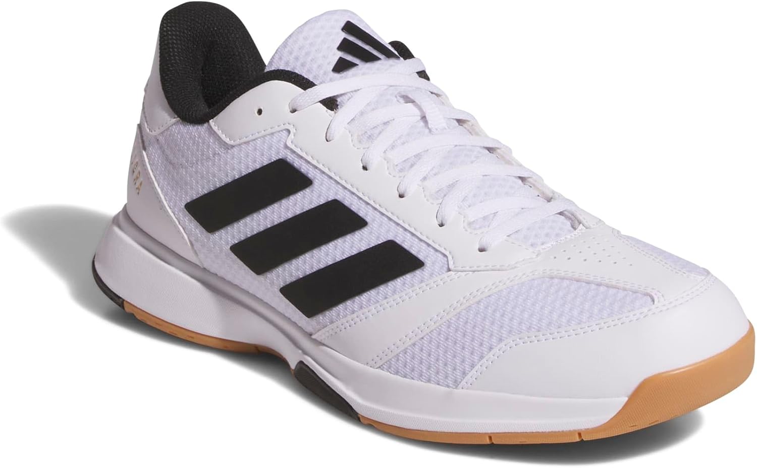 Мужские кроссовки Adidas Ligra 8 для зала, белый/черный — фото 4