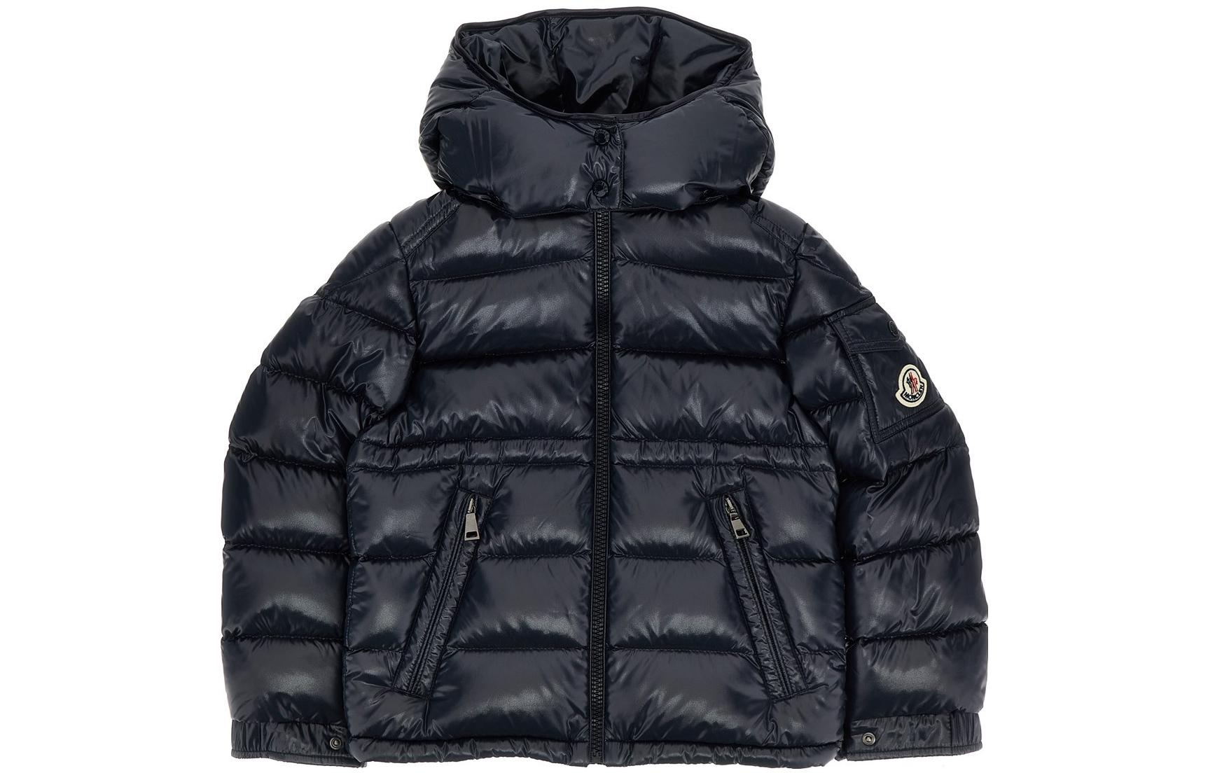 Куртка пуховая Maire Темно-синяя Детская Moncler — фото 2