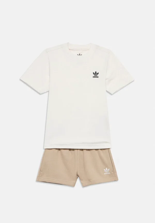 Футболка унисекс, базовая футболка Adidas Originals, Stone Khaki — фото 3