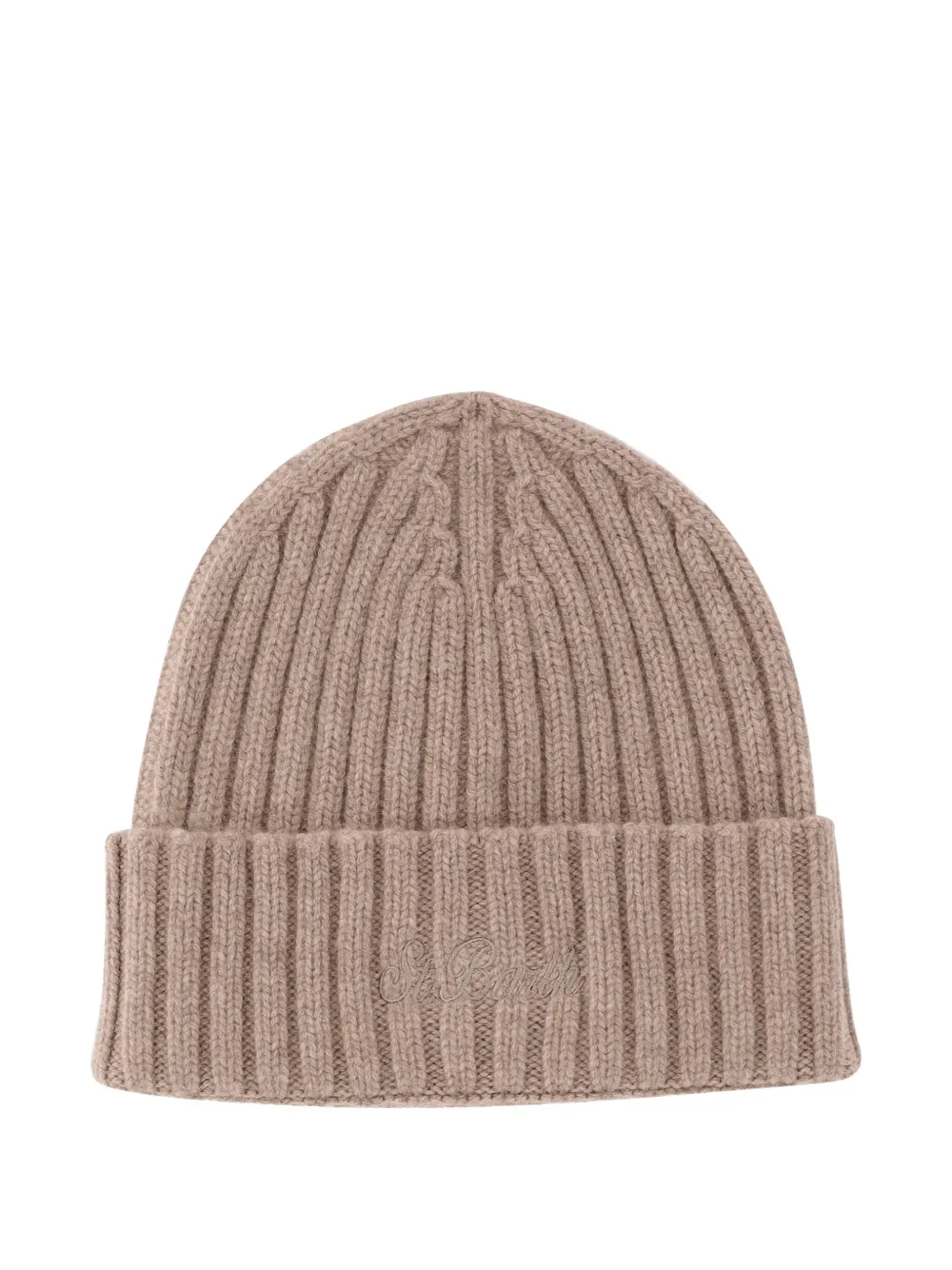 

Шапка бини с вышитым логотипом Mc2 Saint Barth, бежевый