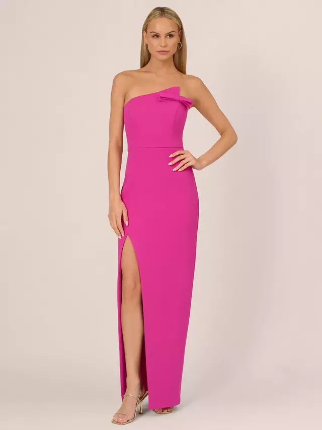 

Платье Adrianna Papell Knit Crepe Strapless Maxi