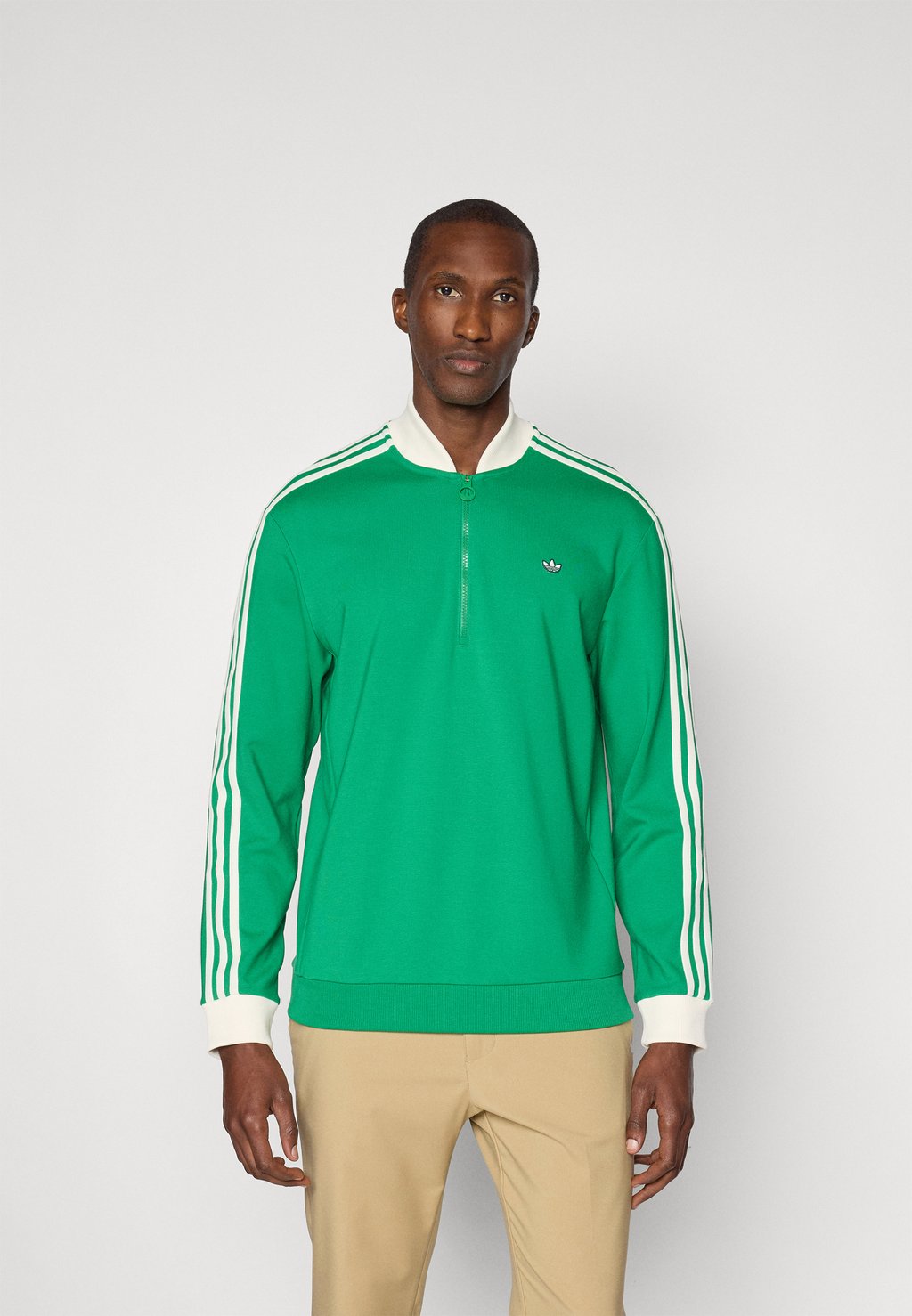 

Толстовка 1/4 ZIP Adidas Golf Originals, зеленый