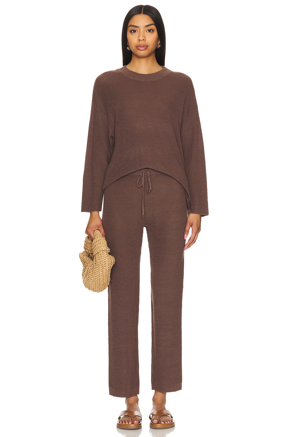 

X free-est комплект из свитера и брюк malibu Free People, цвет minked