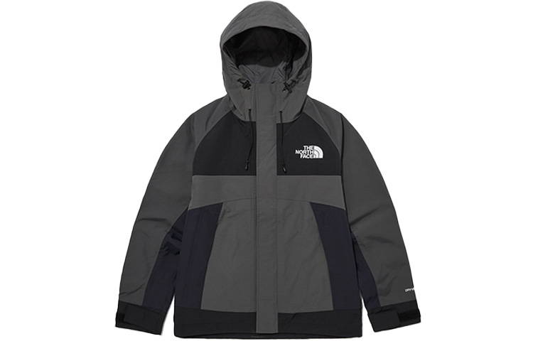 

Ветрозащитная куртка ветровка унисекс черный серый THE NORTH FACE