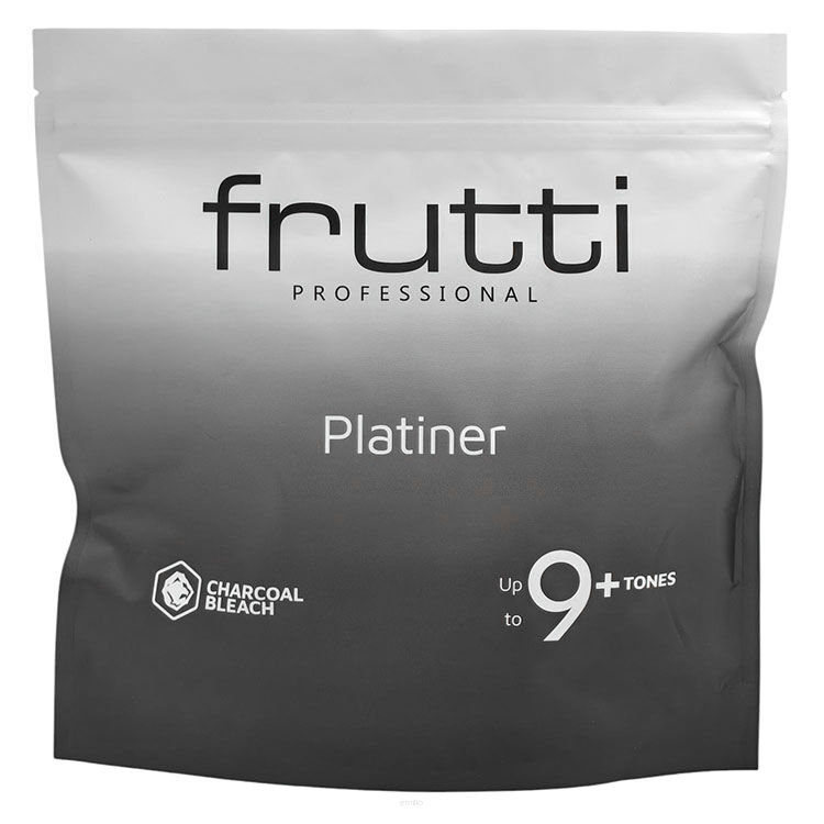 

FRUTTI Осветлитель для волос без пыли с бамбуковым углем PLATINER 9+ - 500 г