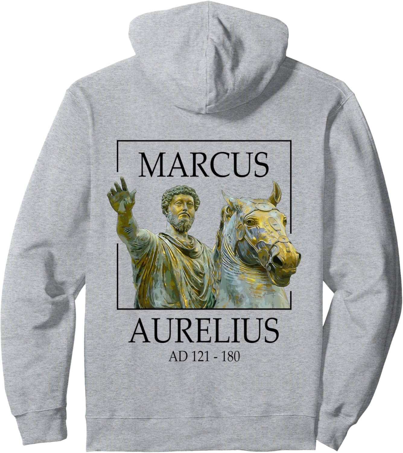 

Марк Аврелий (Marcas Aurelius Marco Aurelio) Стоицизм Римский император Толстовка, серая Marcus Aurelius Antoninus Roman Empire
