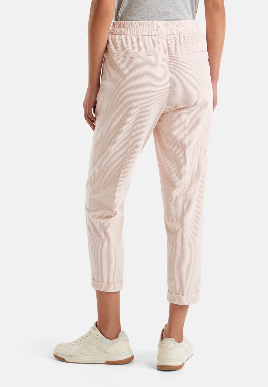 

Тканевые брюки WITH STRETCH WAIST United Colors of Benetton, розовый