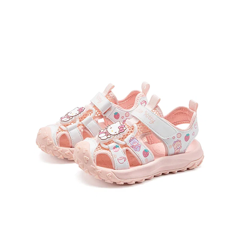 Носки Hello Kitty нескользящие, износостойкие, амортизирующие, дышащие, легкие, с эффектом увеличения роста Sanrio, White Pink-Hello Kitty — фото 4
