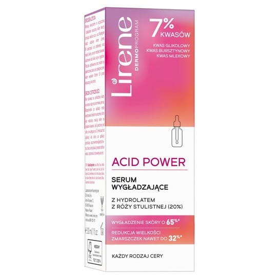 

Разглаживающая сыворотка для всех типов кожи 30мл Lirene Acid Power