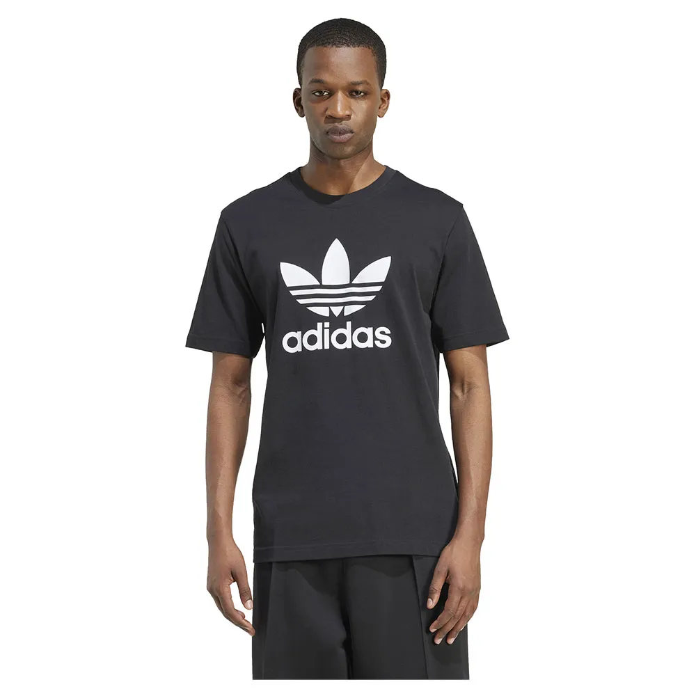

Футболка с коротким рукавом adidas Originals Adicolor Trefoil, черный