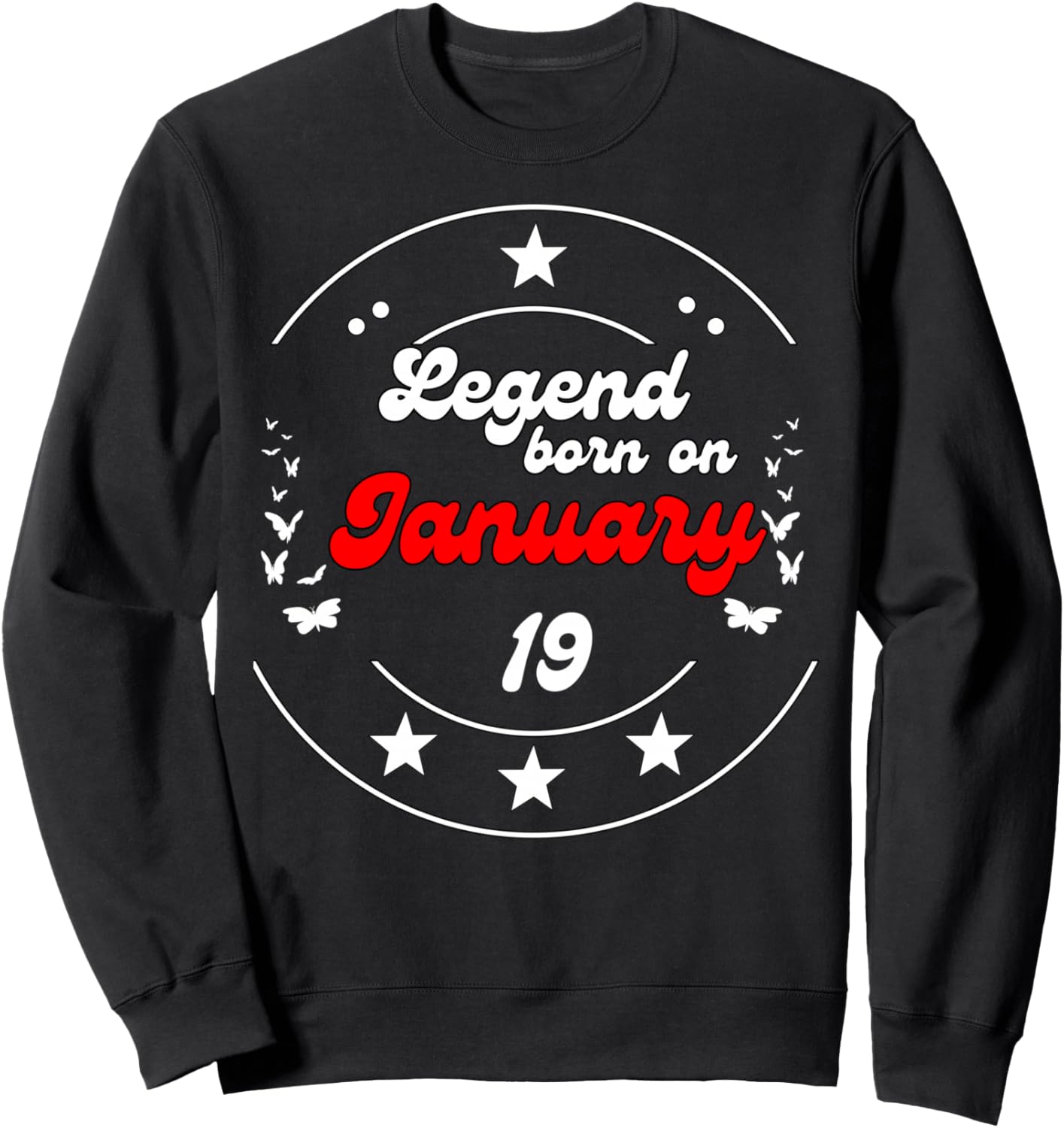 

Футболка с надписью «Легенда дня рождения 19 января» January 19 Birthday Legendary Born On 19Th Men, черный