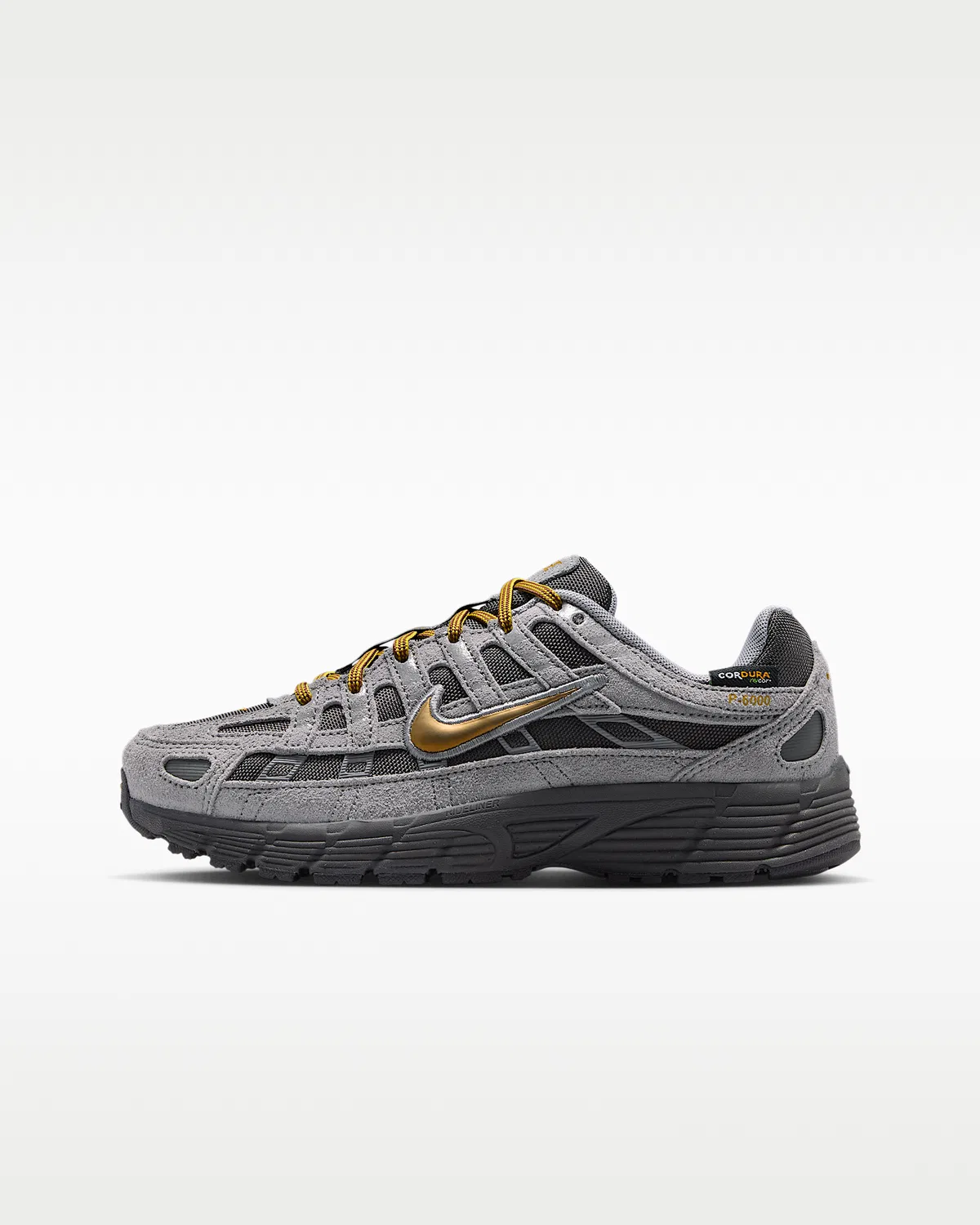 Кроссовки Nike P-6000 Premium для старших детей, Medium Ash/Pencil Point/Cement Grey/Golden Hops