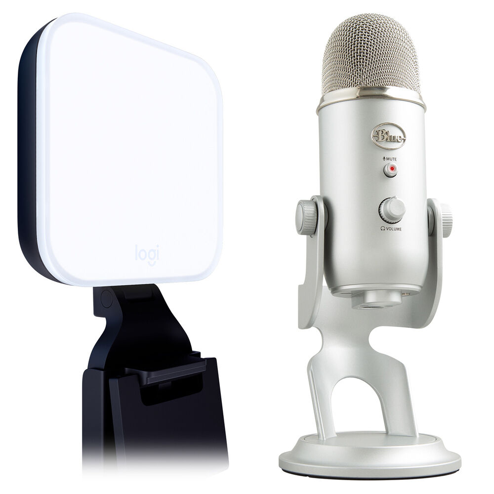 

Комплект микрофона Logitech Litra Glow Premium Light и Blue Yeti