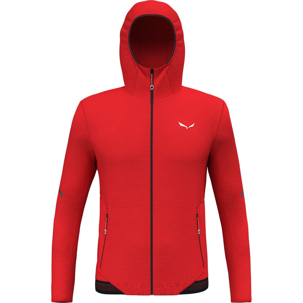 

Флис Salewa Pedroc PL HD full zip, красный