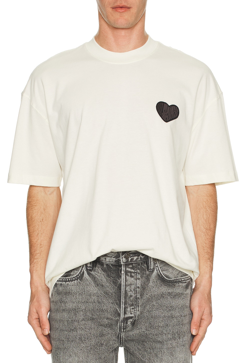 

Футболка с круглым вырезом Lover от Allsaints, ashen white