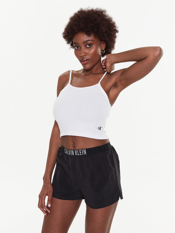 

Топ приталенного кроя Calvin Klein, белый