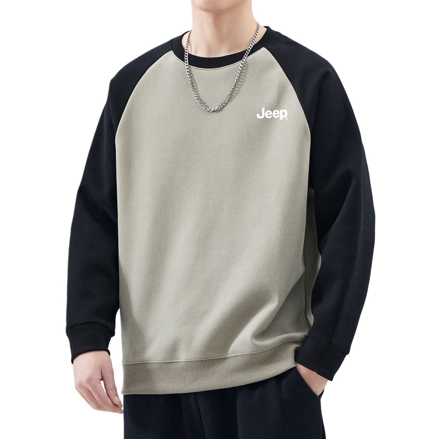 

Свитшот Leisure Collection Unisex Jeep, черный