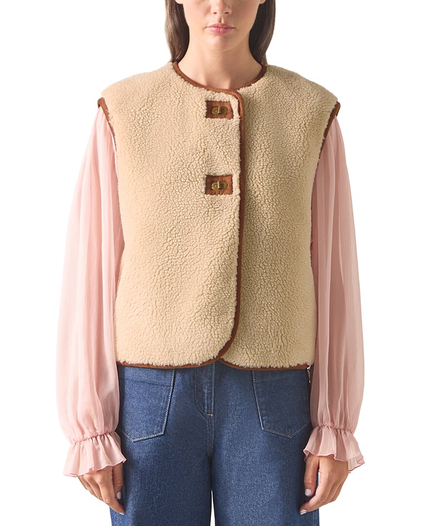 

Жилет LK Bennett Bow, коричневый