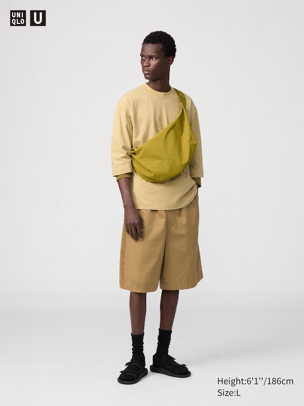 

Широкие шорты Uniqlo, коричневый