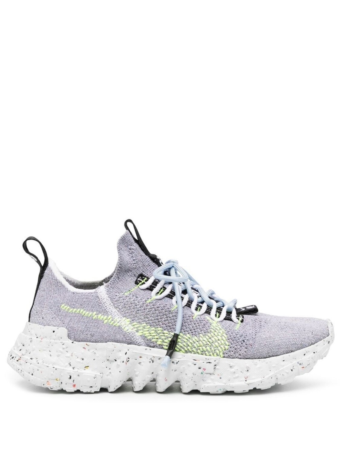 

Кроссовки Nike Space Hippie 01, серый/белый
