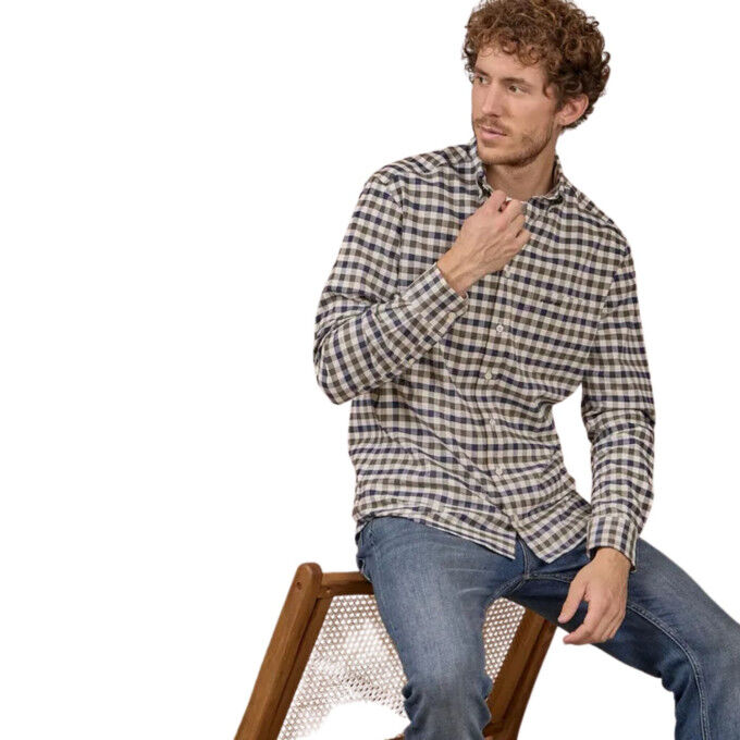 

Мужская рубашка с длинными рукавами Mise Au Green Elaine - Khaki