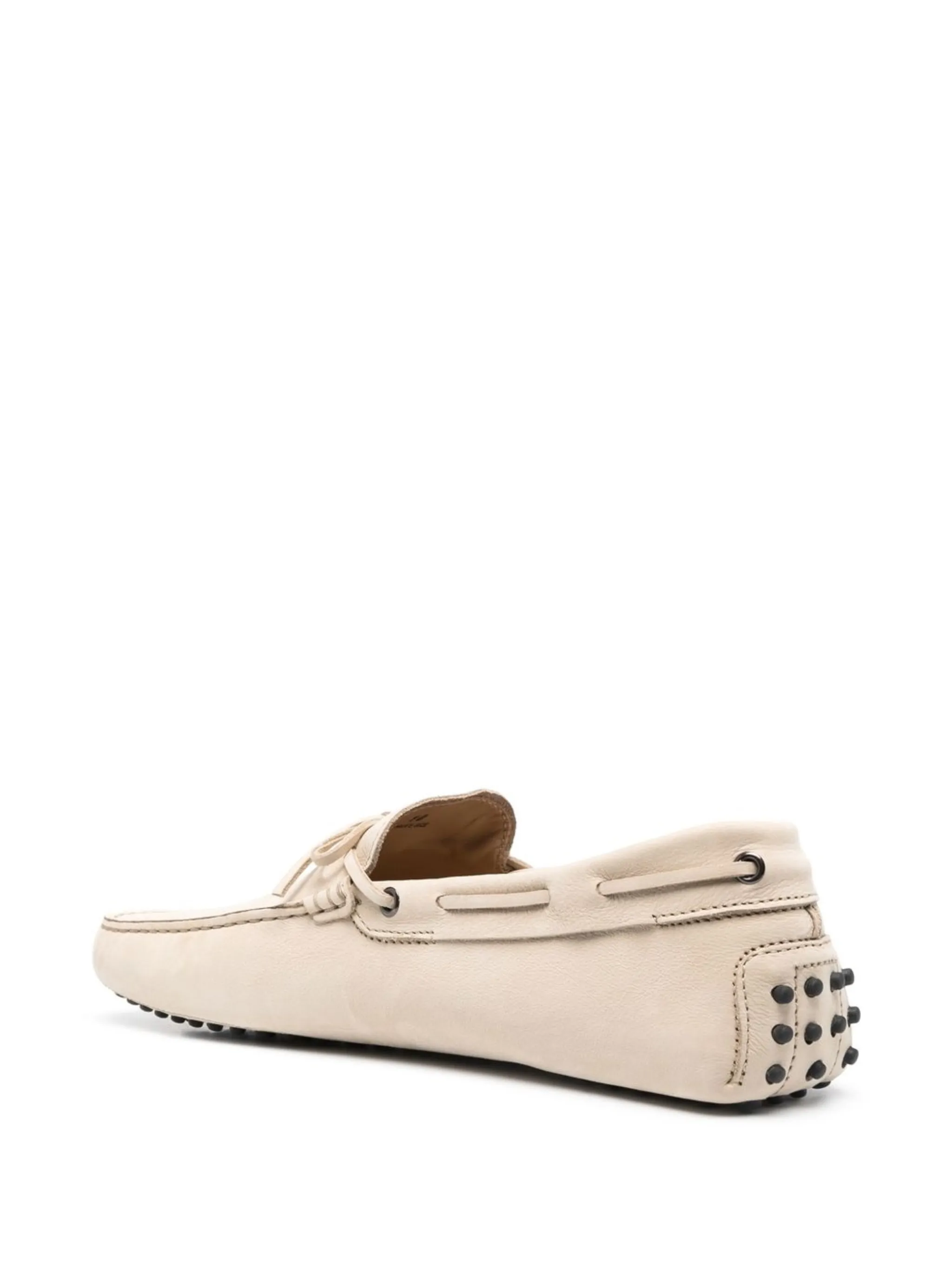 Кожаные мокасины с бантиком Tod'S, белый — фото 3