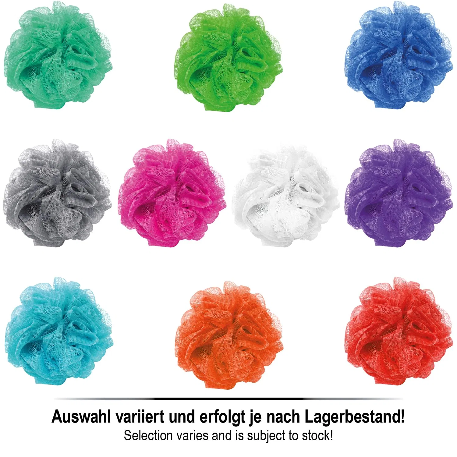 Набор из 4 массажных губок для душа com-four Com-Four, 4-Piece Set, Multicoloured — фото 2