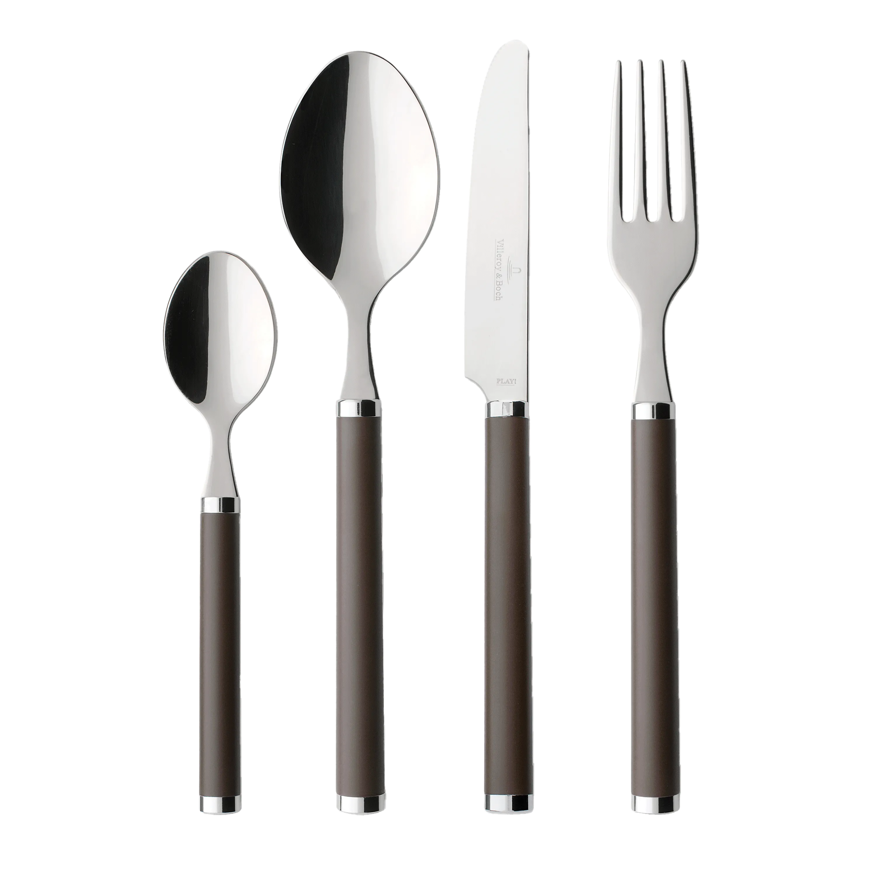 

Играть! Набор столовых приборов 24 предмета Villeroy & Boch, коричневый