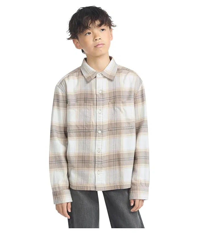 Рубашка фланелевая Traditional Flannel abercrombie kids, Jet Stream