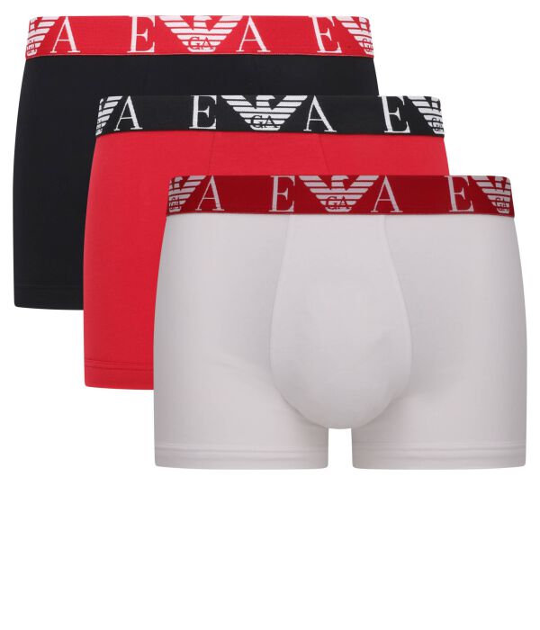 

Трусы 3 шт. Emporio Armani, красный