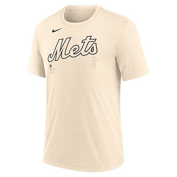 Мужская футболка new york mets wordmark tri-blend Nike — фото 3