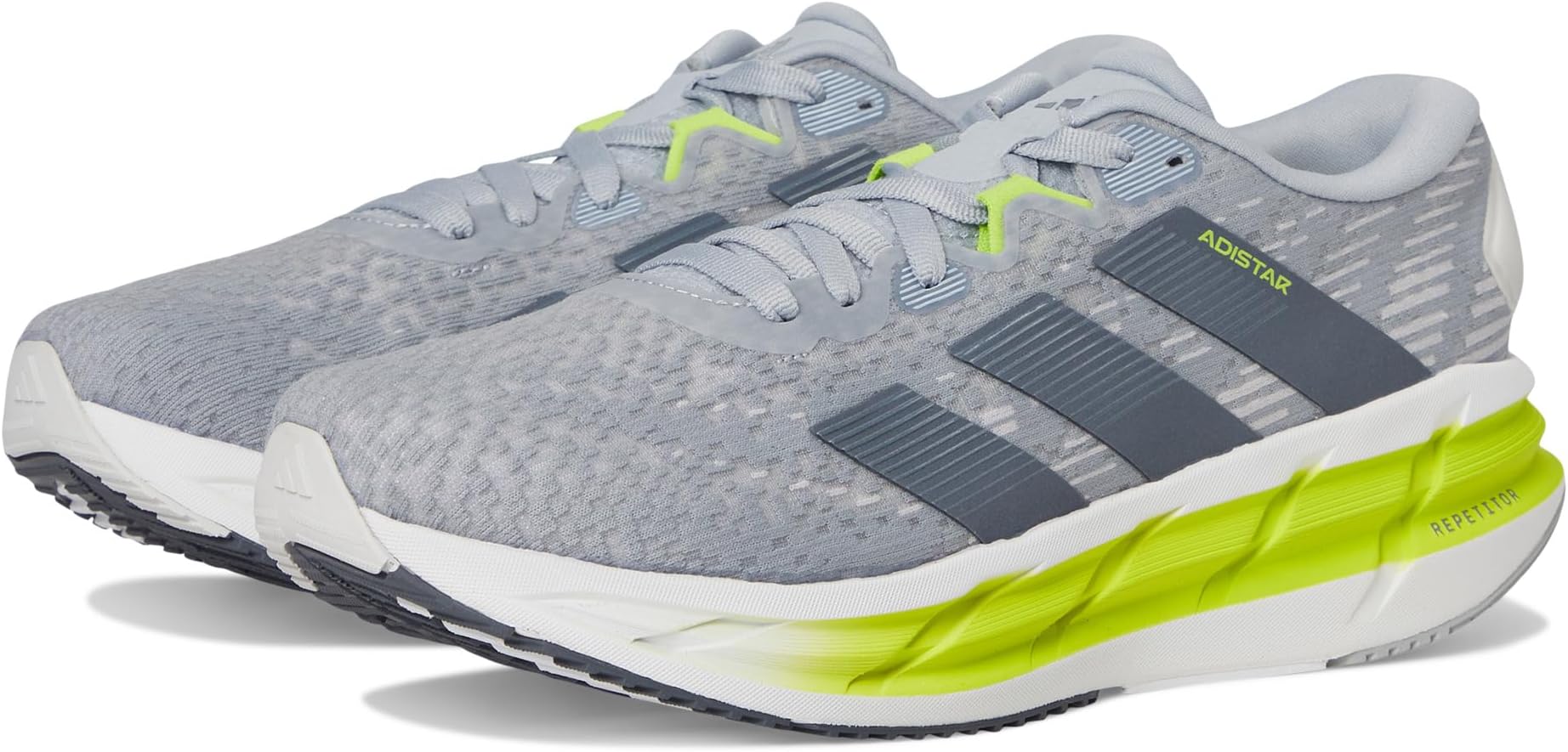 

Кроссовки adidas Running Adistar 4 Running Shoes, цвет Halo Silver/Onix/Solar Slime