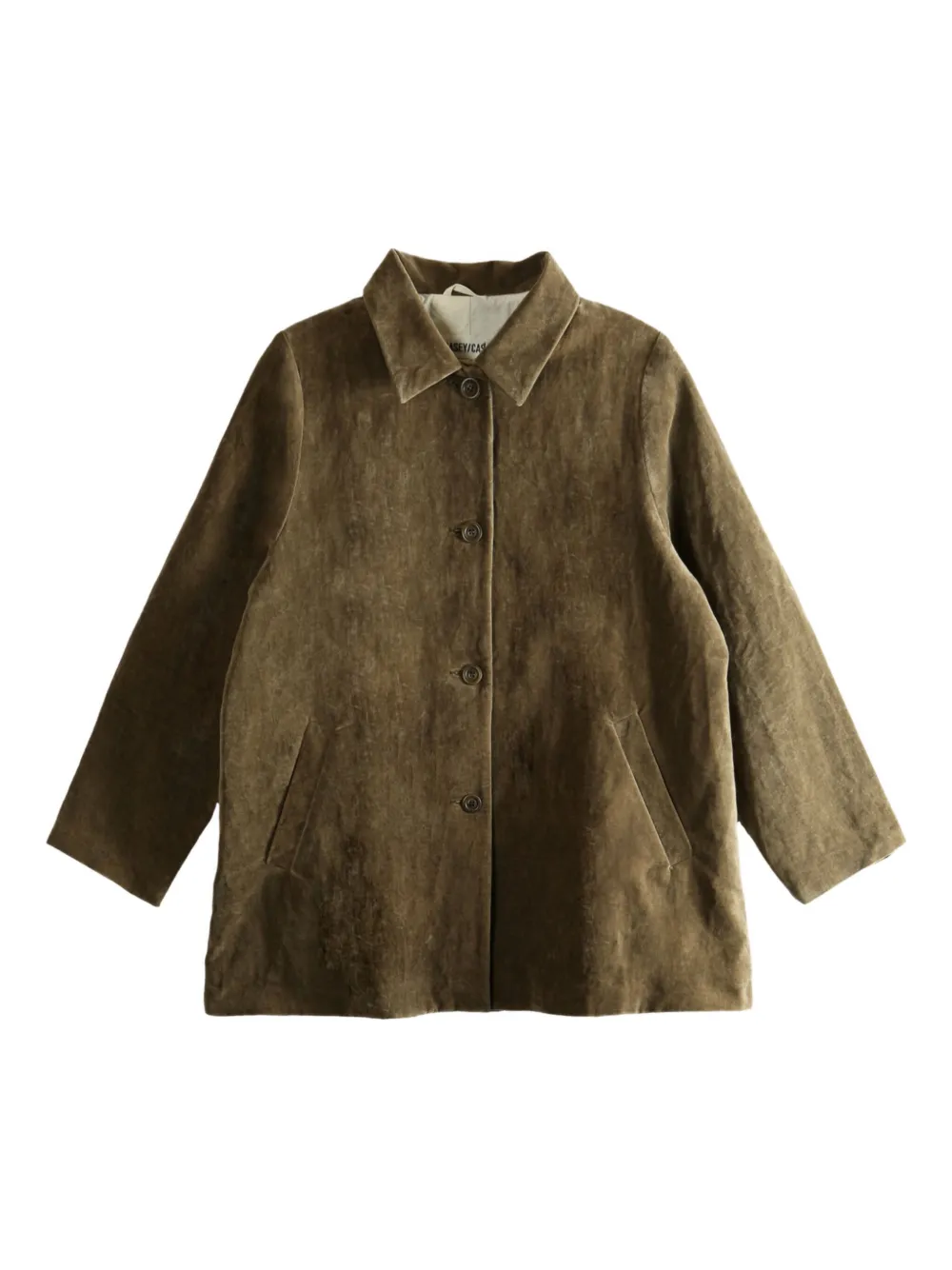 

Soleil button-front collared jacket Casey Casey, зеленый